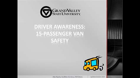 Gvsu Driver Awareness Training Youtube
