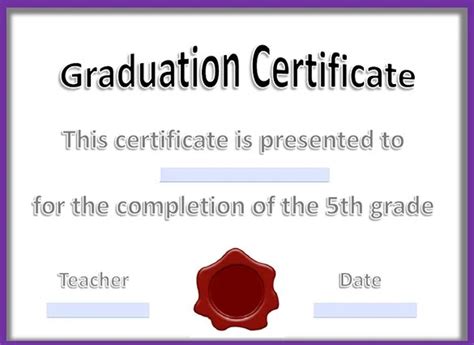 Graduation Certificate Templates Free Download Printable Templates Lab