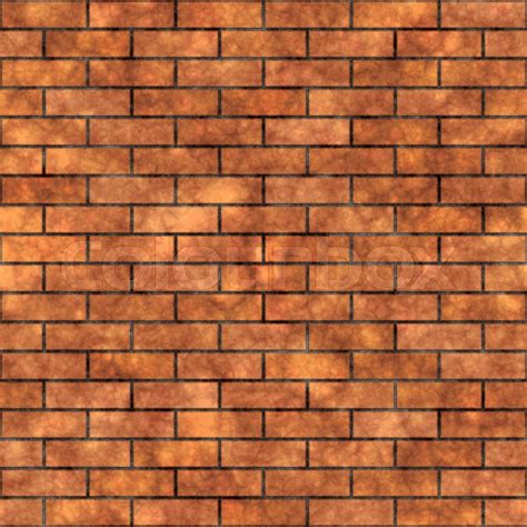 Nahtlose Grungy Brick Wall Texture In Einem Burnt Orange Ton Stock