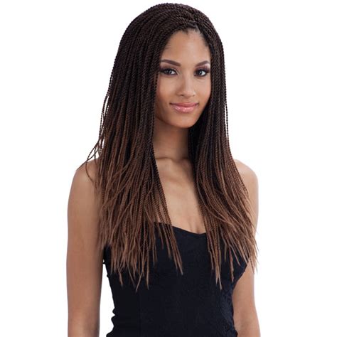 Micro Senegalese Twist Freetress Bulk Crochet Braiding Hair Extension