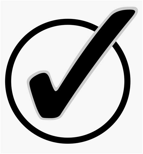 Check Mark Symbol Png Check Mark In Circle Transparent Png