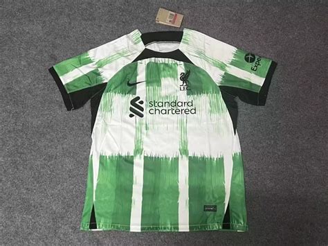 Liverpool Away Kit 23 24 Football Jersey Soccer Jersey T Shirt Mens