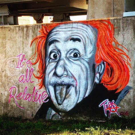 Albert Einstein Gloucester Graffiti Streetart Street Art Street