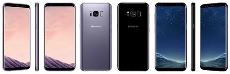 Samsung Galaxy S8 Fully Revealed In Orchid Gray And Black Sky