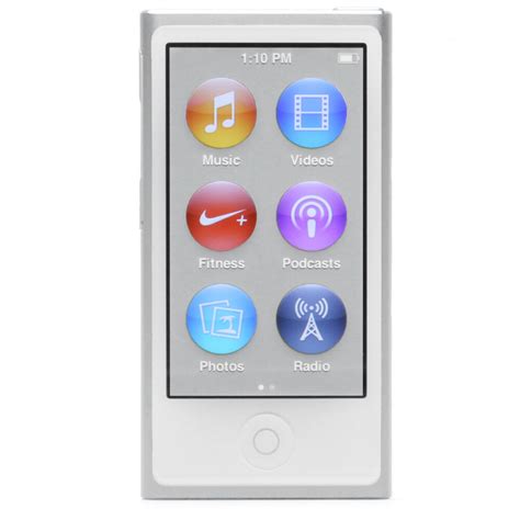 Apple Ipod Nano 7th Generation Silver 16 Gb Latest Model Fm Radio