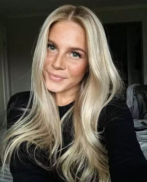 norwegian beauty hair styles face hair blonde hair