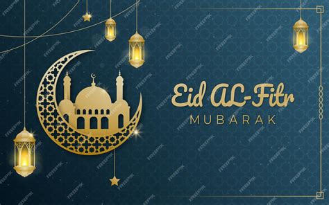 Premium Vector Eid Alfitr Hari Raya Aidilfitri Illustration