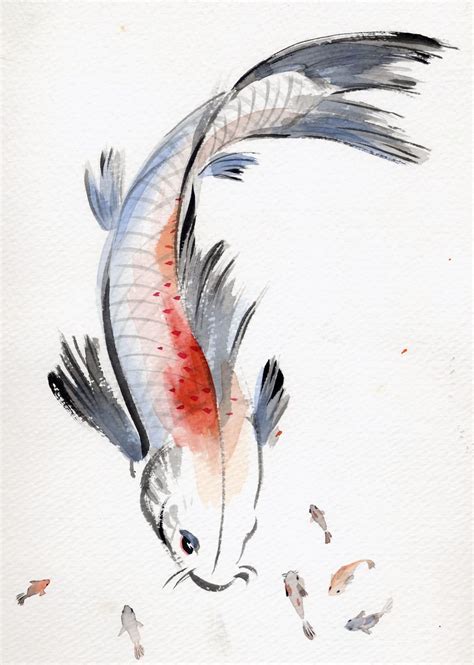 Chinese Brush Painting Kansas City Young Audiences Watercolor Fish