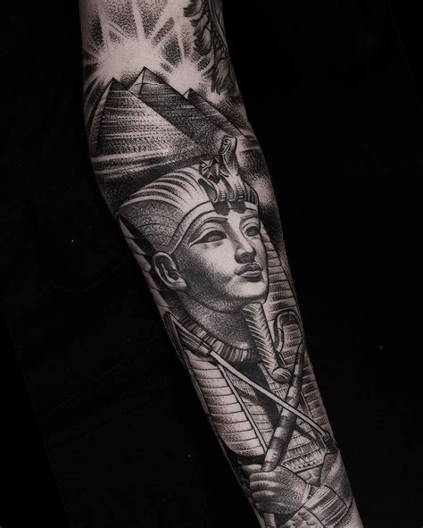 Egyptian Pyramid Tattoos Sleeve