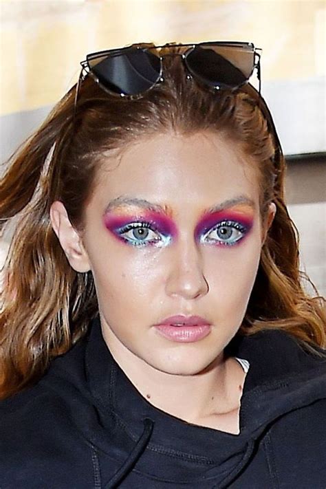 Bold And Bright Eye Makeup How The Celebrities Do It 🌈 Gigi Hadid Hair