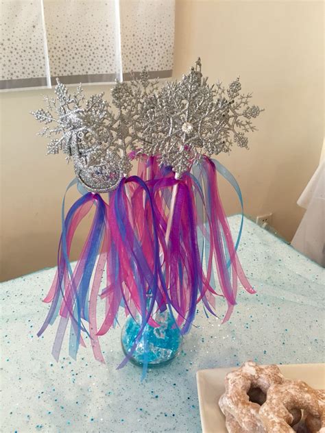 The Snowflakes Wands Girly Party Frozen Birthday Snowflakes