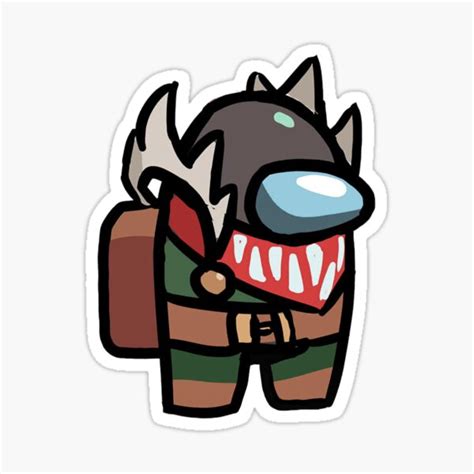 Among Us Brown Character Stickers Redbubble