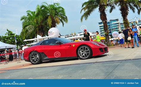 Singapore Ferrari Club Owners Showcasing Their Ferrari Cars During
