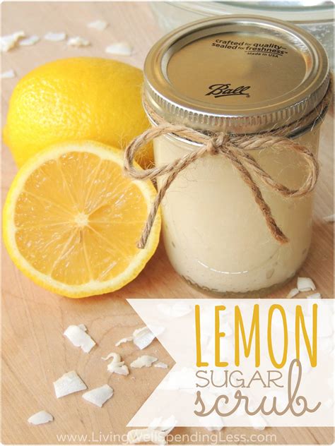 Diy Lemon Sugar Scrub Living Well Spending Less®
