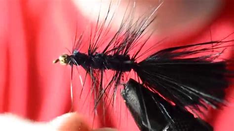How To Tie A Black Wooly Bugger Youtube