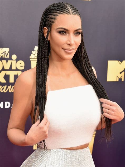 Kim Kardashian West Is Being Dragged For Wearing Fulani Braids To The
