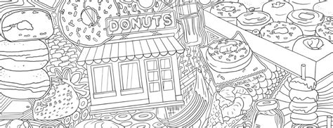 Painting, coloring, glitter art, craft projects, learning colors and numbers with simple easy to draw coloring page tutorials and printable coloring pages for kids. Donut and Dessert Coloring Page - Donut CriticDonut Critic ...