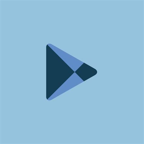 Play Store App Ligh Blue Ícones Personalizados Ícone De App Wallpaper