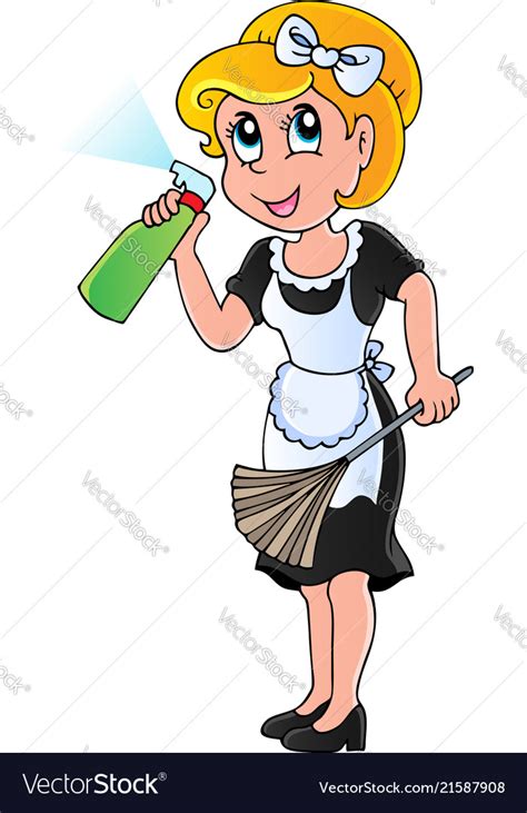 Housewife Theme Image 1 Royalty Free Vector Image