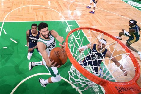 jayson tatum s 34 points and clutch shot can t finish off comeback banner town usa