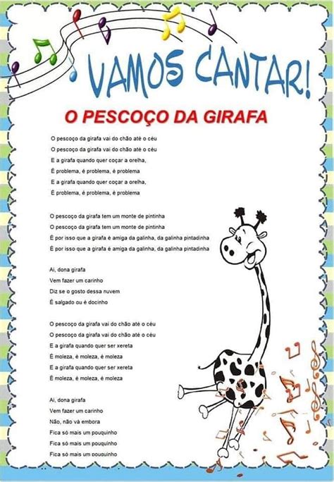 Pin De Silvana Pimenta Em Musicas Letras De Musicas Infantis Parlendas Educação Infantil
