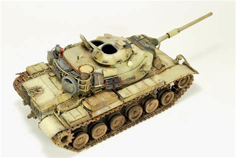 M60a1 Patton 135 Scale Model Model Tanks Tanks Military Plastic