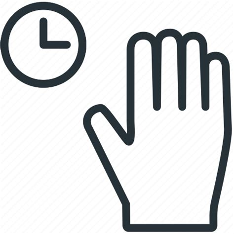 Gestures Hand Wait Icon Download On Iconfinder