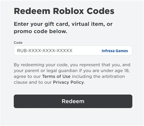 Promotional Code In Roblox For January 2024 Infrexa