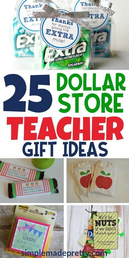 Dollar Tree Teacher Gift Ideas Inexpensive Teacher Appreciation Gifts