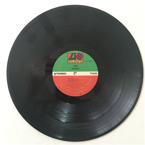 Yes Drama Lp Vinyl Record Album Atlantic Sd 16019 1980 Etsy