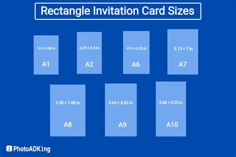 Invitation Sizes Guide For Choosing Right Card Dimensions