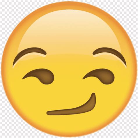 Emoji Smirk Iphone Sticker Emoji Face Smiley Png Pngegg