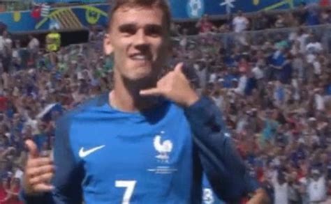 The atletico madrid striker scored twice to sink germany and book france's place in the euro 2016 final and used his trademark celebration once again in marseille. The best Antoine Griezmann celebration jokes from Euro ...