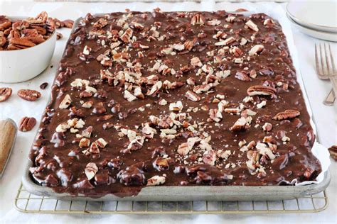 The Best Texas Sheet Cake Recipe With Coffee For Extra Chocolate Flavor