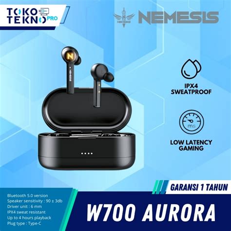 Jual Nyk Nemesis W700 W 700 Aurora Earphone Tws Bluetooth 50