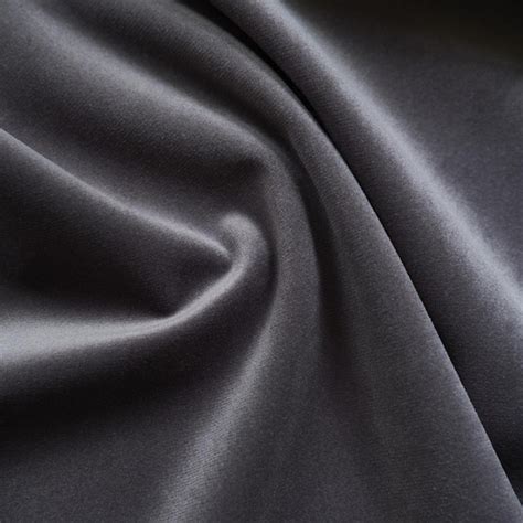 Dark Grey Velvet Upholstery Fabric By The Yard Grey Velvet Etsy