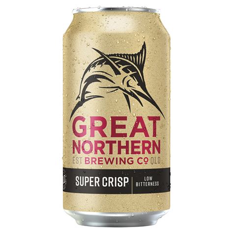 Great Northern Super Crisp Lager Beer Case 24 X 375ml Cans Buy Beer