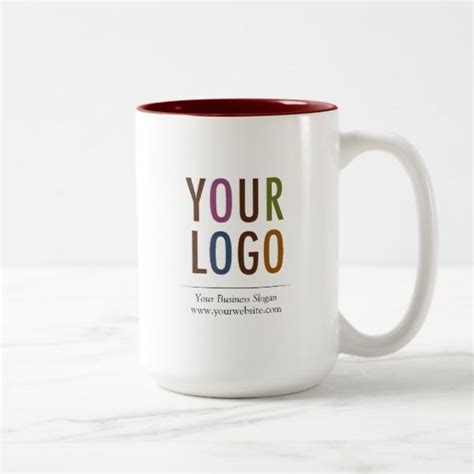 15 Oz Custom Mug With Company Logo No Minimum Custom