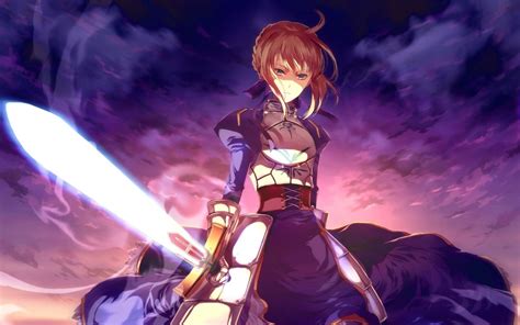 Wallpaper Anime Girls Sword Fate Stay Night Saber Fate Zero Fate
