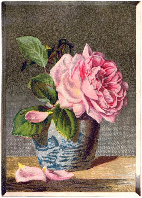 Note Rose Still Life Chinese Vase Bevelled Graphicsfairy 1112×