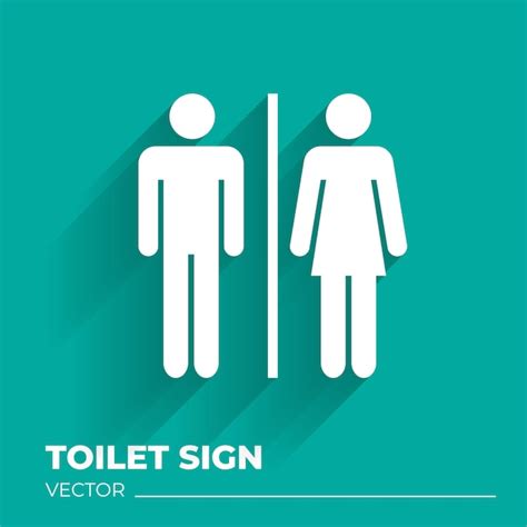 Premium Vector Restroom Door Pictogram Woman And Man Public Toilet Sign