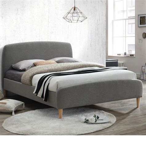 As the name implies, a small double mattress takes up less space than a traditional full size mattress, measuring 48 inches wide. Quebec Grey Fabric Bed - 4ft Small Double