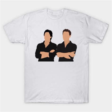 Stefan And Damon Salvatore Vampire Diaries T Shirt Teepublic
