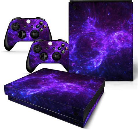 Dark Galaxy Xbox One X Console Skins Stickers