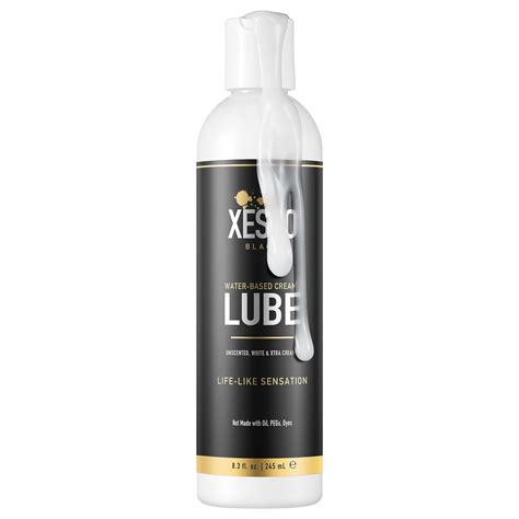 Buy Xessowater Based Creamy Lube Unscented 83 Fl Oz Thick White Gel Like Slippery Glide