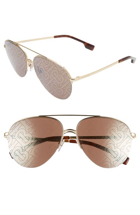 Burberry 59mm Aviator Sunglasses Nordstrom Rack