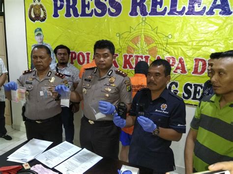 Polres Tangerang Selatan Ciduk Pengedar Sabu Siap Edar