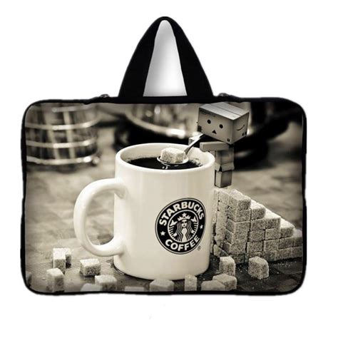 2015 Coffee Cup Laptop Sleeve Bag Carrying Handle Computer