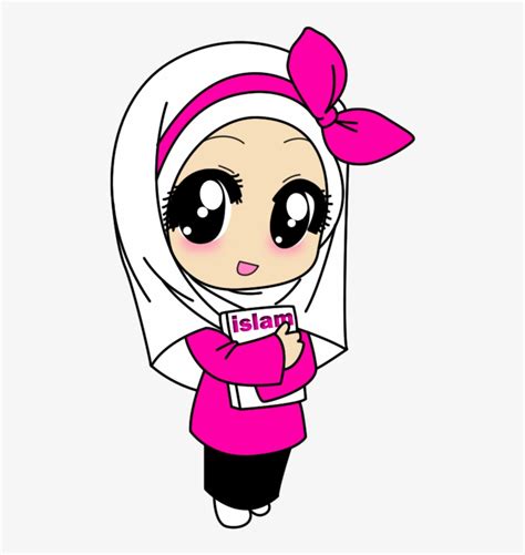 Image of hijab animasi hitam putih nusagates. 33++ Gambar Kartun Muslim Laki Dan Perempuan - Gambar ...