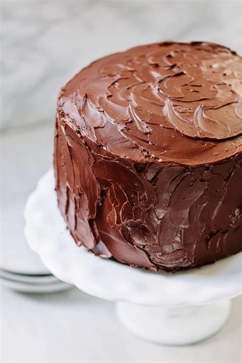 Ultimate Three Layer Chocolate Cake With Ganache Frosting Homemade